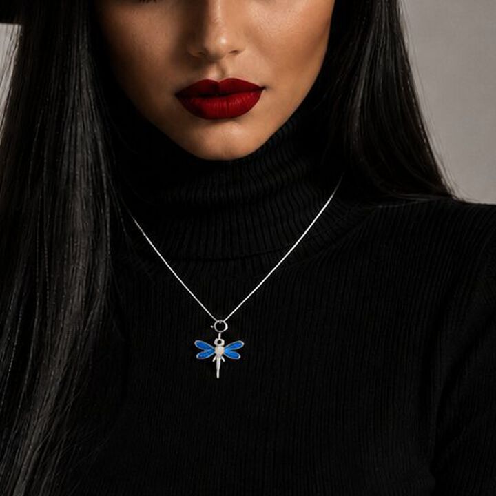 Wing It Dragonfly Silver Charm