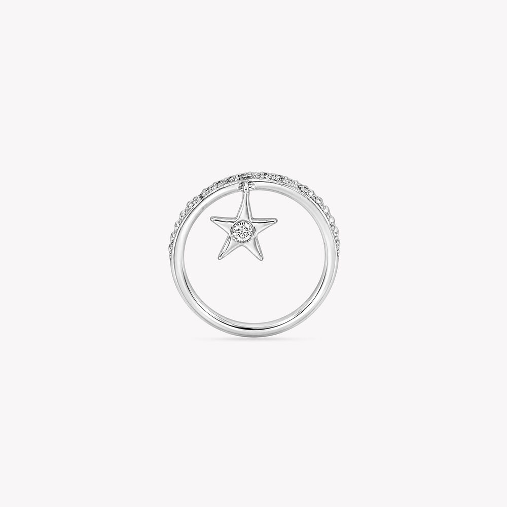 Drop A Star Finger Silver Ring,,hi-res image number null