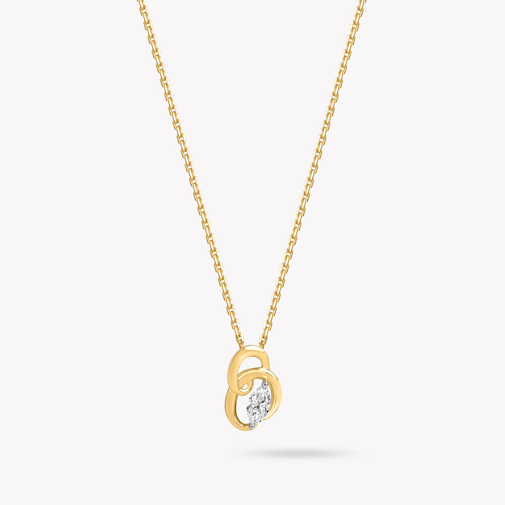 Coil Tease Pendant With Chain,,hi-res image number null