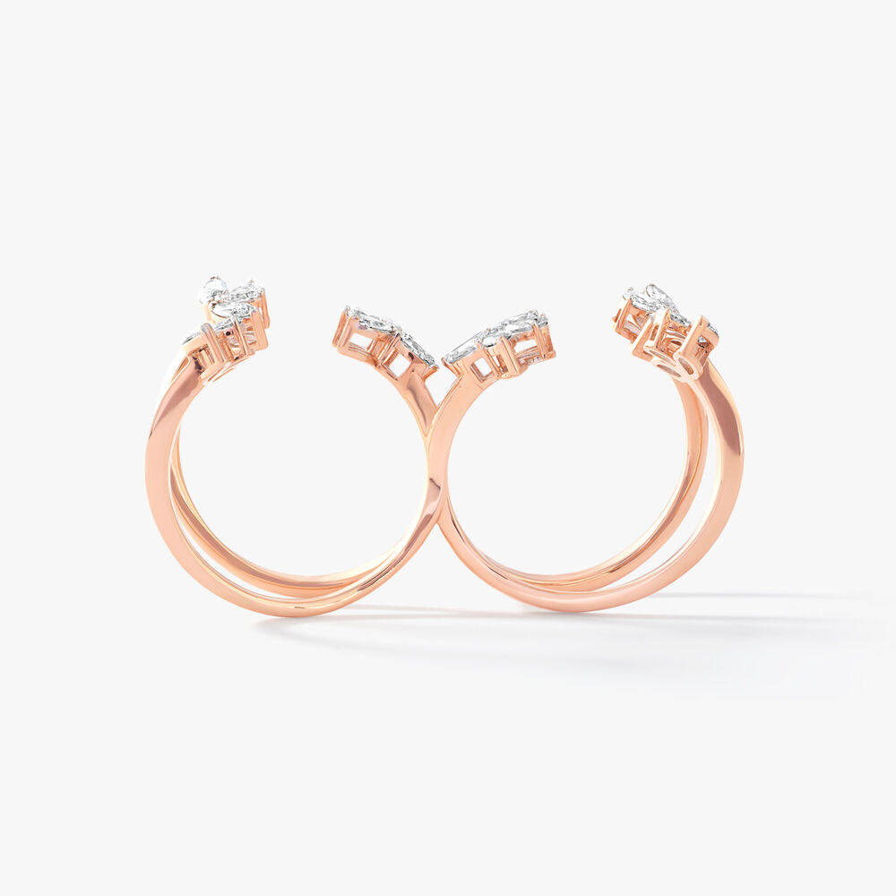 Two Finger Wildflower Ring,,hi-res image number null