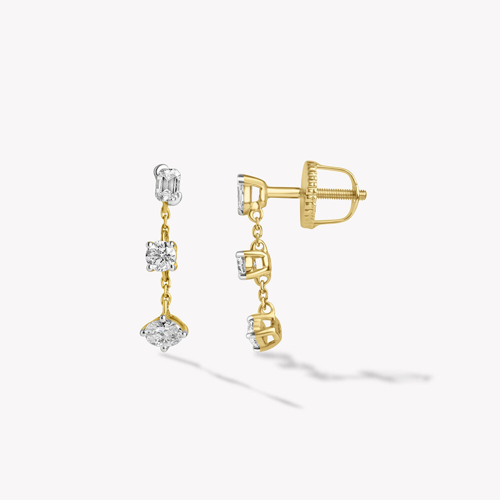 Step By Step Drop Earrings,,hi-res image number null