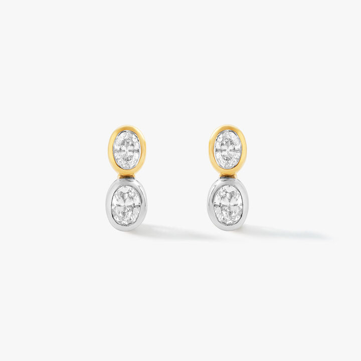 Two Is The Mood Drop Earrings