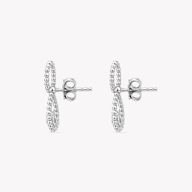 Forever In Focus Silver Stud Earrings,,hi-res image number null