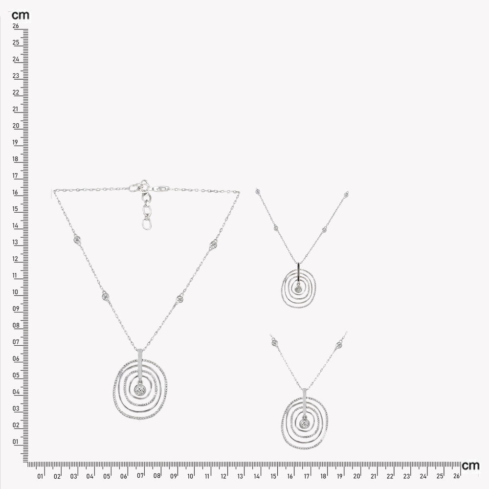 Orbit After Orbit Silver Necklace,,hi-res image number null