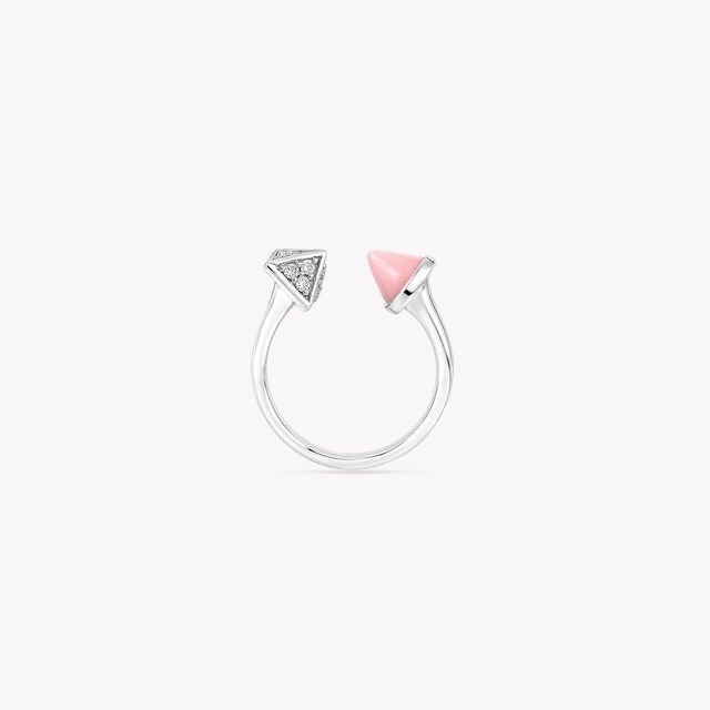 Split The Difference Silver Finger Ring,,hi-res image number null