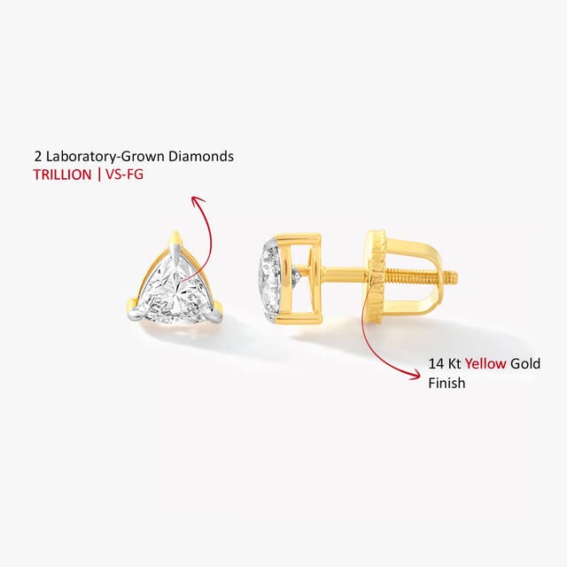 Cut To Shape Stud Earrings,,hi-res image number null