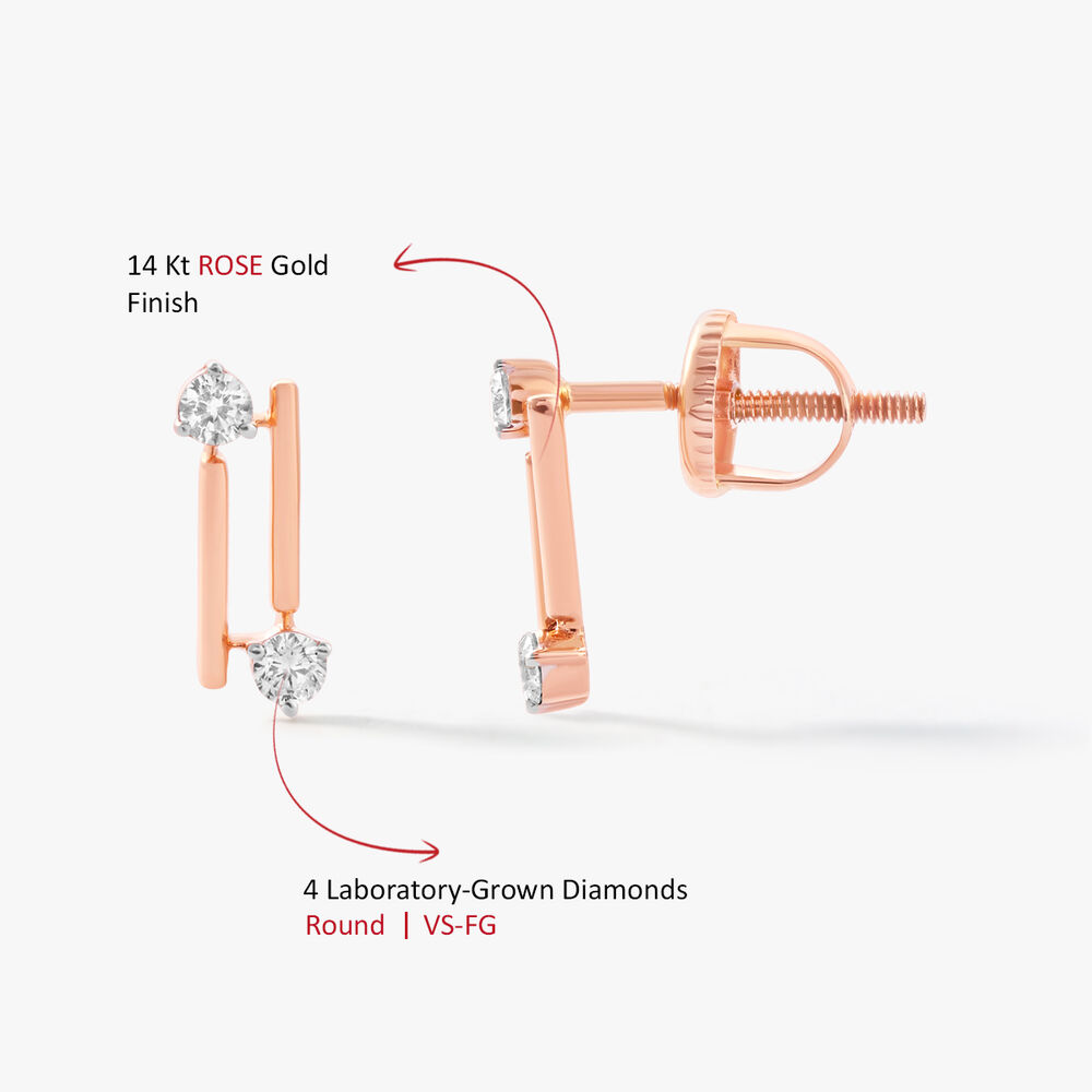 Opposites Align Stud Earrings,,hi-res image number null