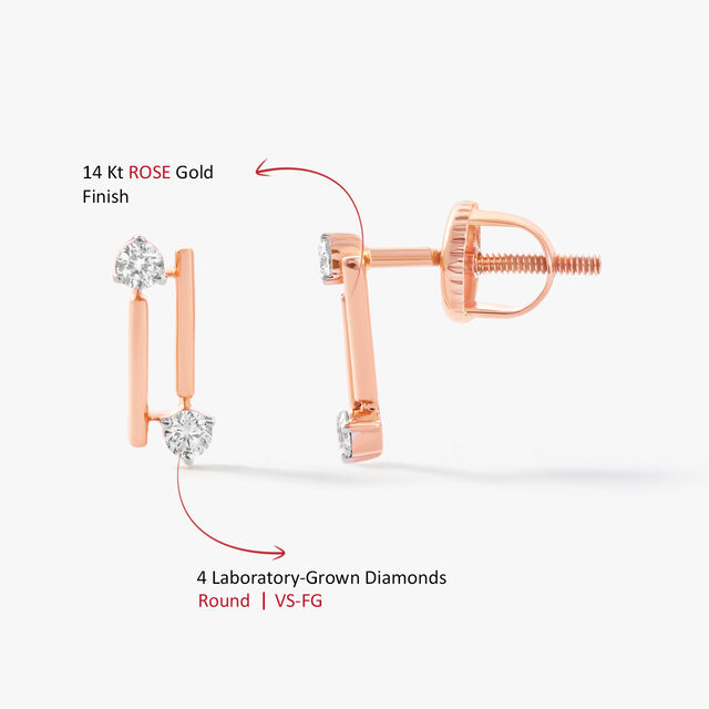 Opposites Align Stud Earrings,,hi-res image number null