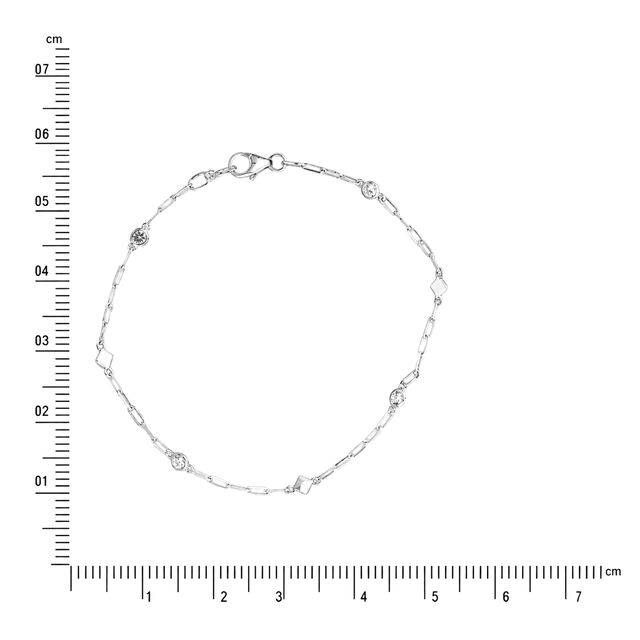 Linked And Lit Silver Bracelet,,hi-res image number null