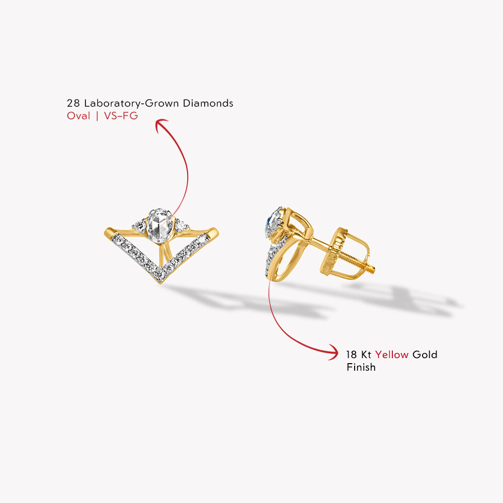 Point Taken Stud Earrings,,hi-res image number null