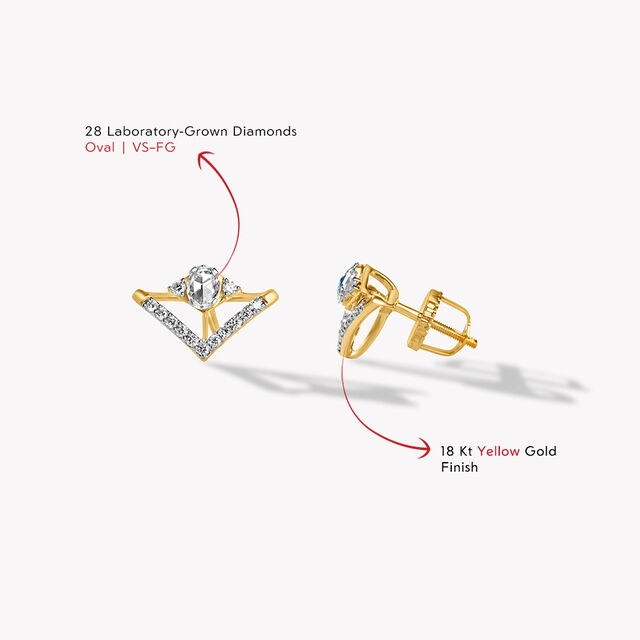 Point Taken Stud Earrings,,hi-res image number null