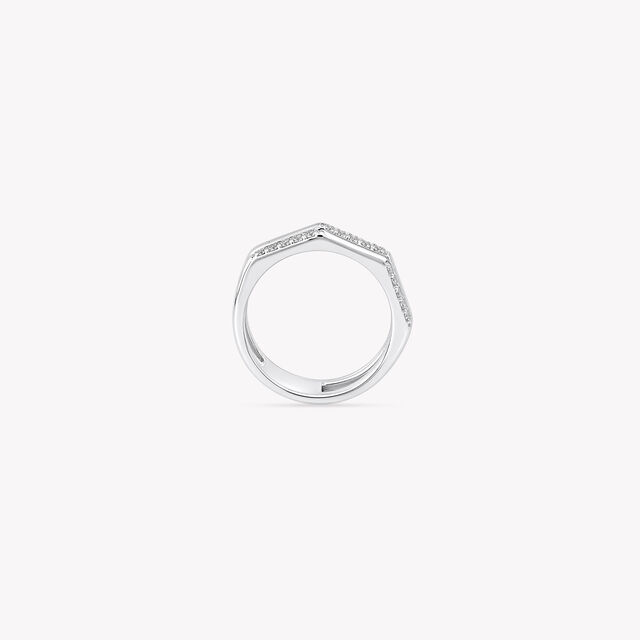 Double Track Silver Finger Ring,,hi-res image number null