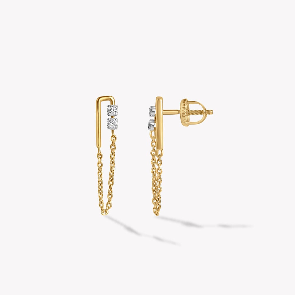 Chain Reaction Drop Earrings,,hi-res image number null