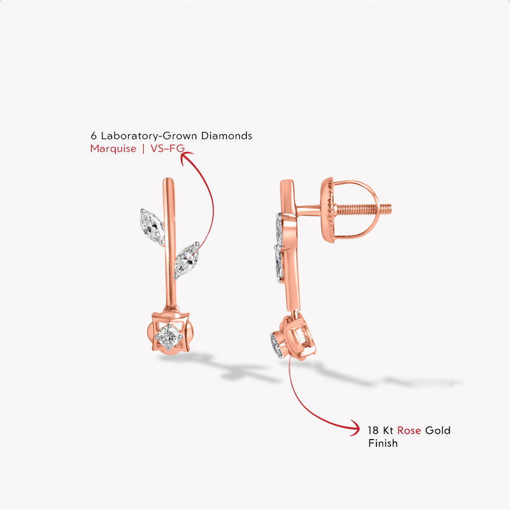 Petal Powered Drop Earrings,,hi-res image number null