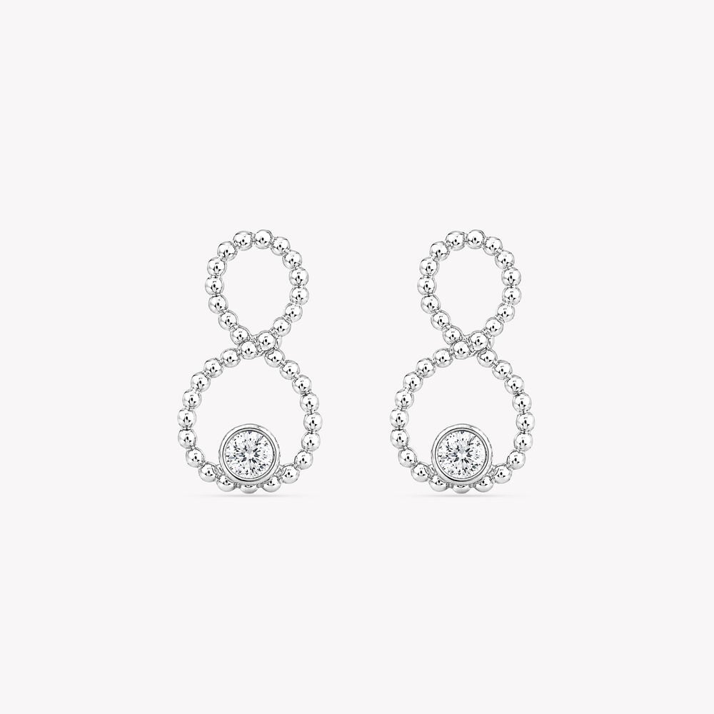 Forever In Focus Silver Stud Earrings,,hi-res image number null