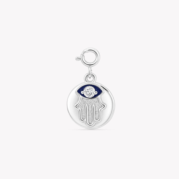 Got You Hamsa Silver Charm