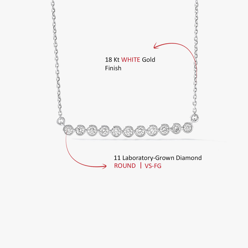 Straight Talk Bar Pendant with Chain,,hi-res image number null