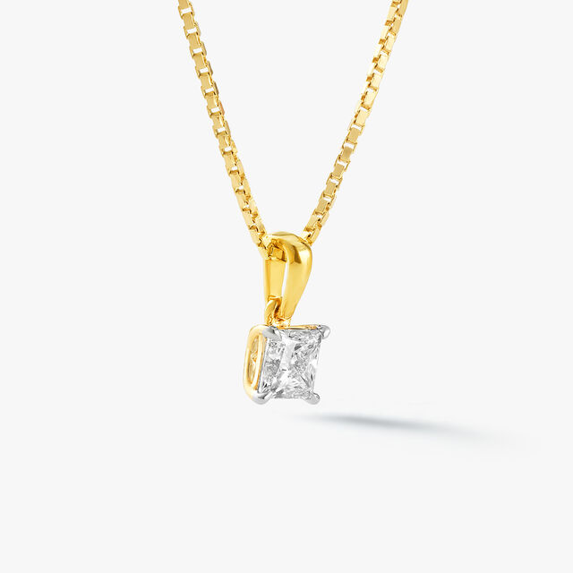 Square Affair Pendant With Chain,,hi-res image number null