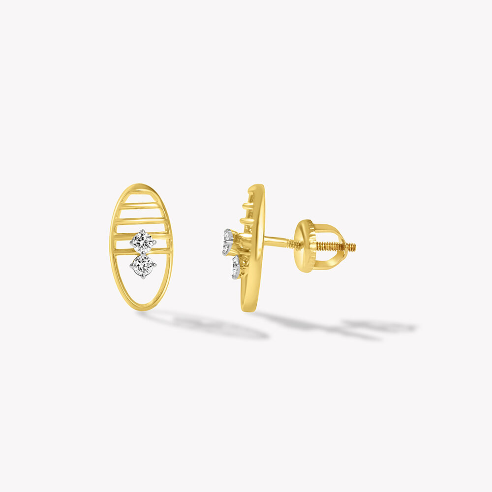 Line Within Stud Earrings,,hi-res image number null
