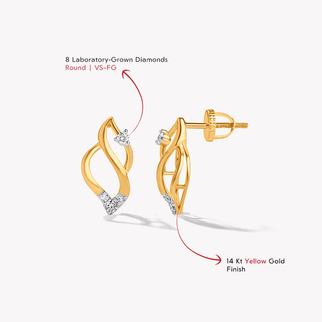 Ride The Wave Stud Earrings,,hi-res image number null