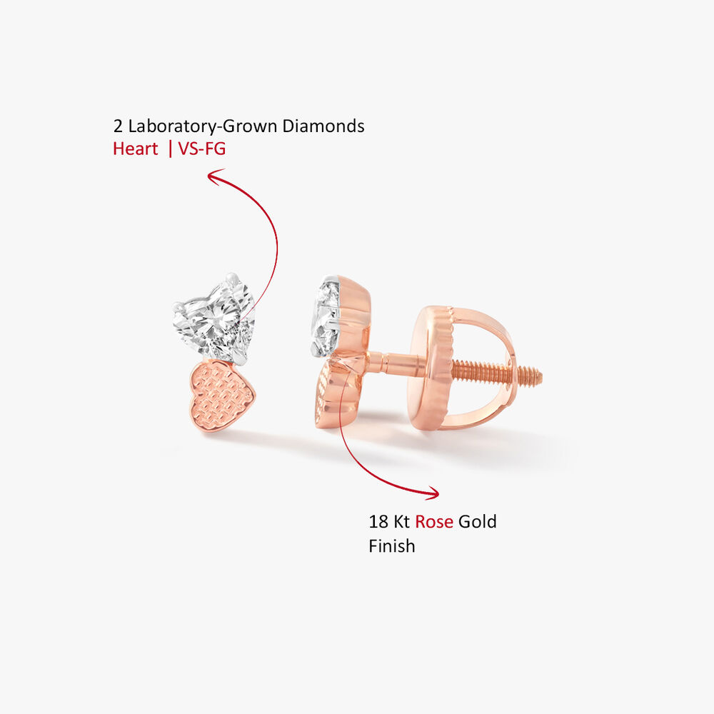 Heartbreaker Duo Stud Earrings,,hi-res image number null
