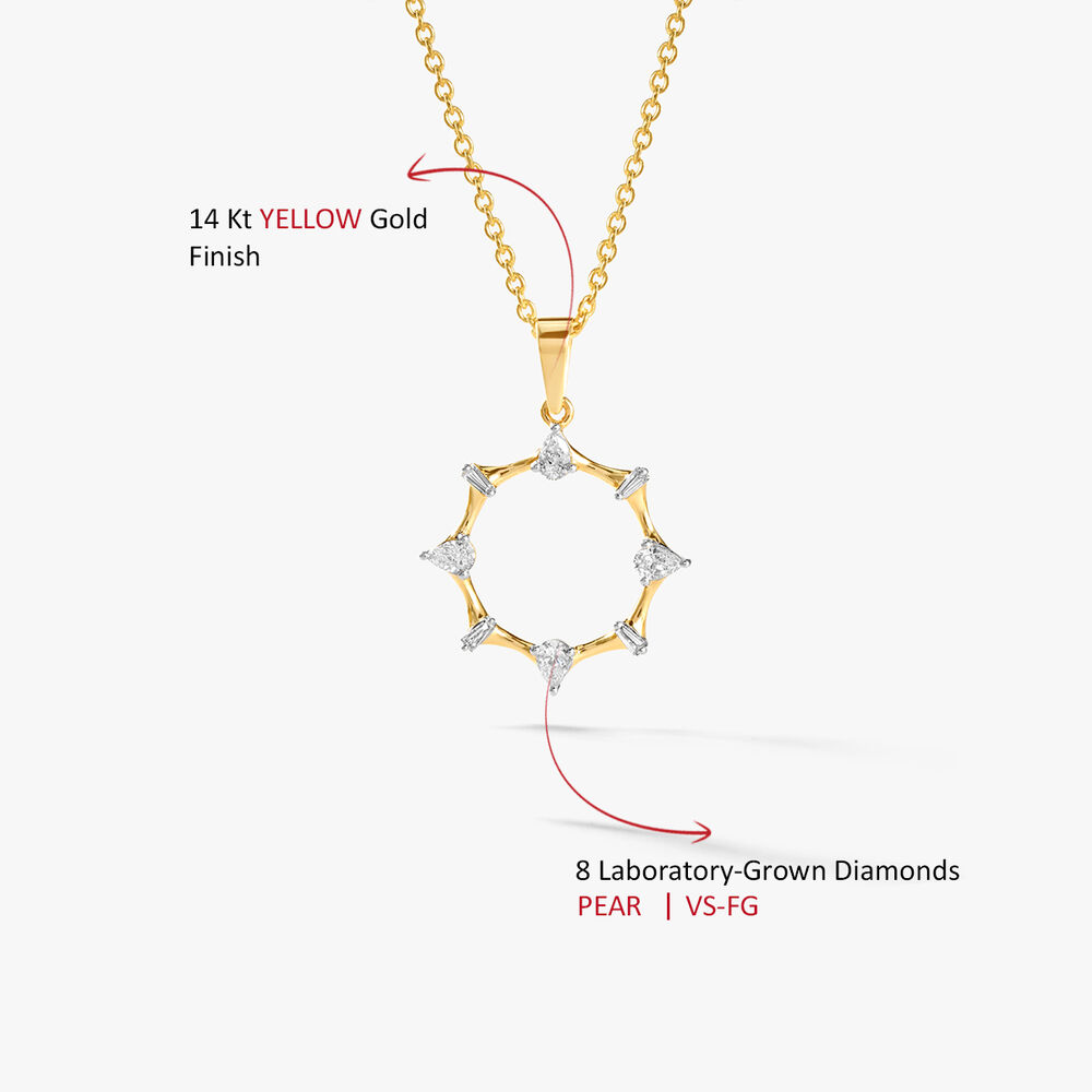 The beYon Edge Pendant With Chain,,hi-res image number null