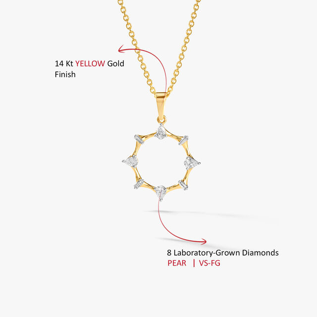 The beYon Edge Pendant With Chain,,hi-res image number null
