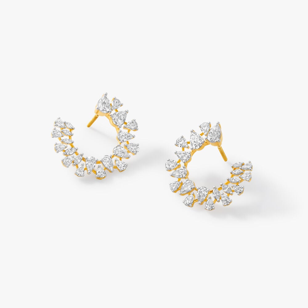 Orange Peel Stud Earrings,,hi-res image number null