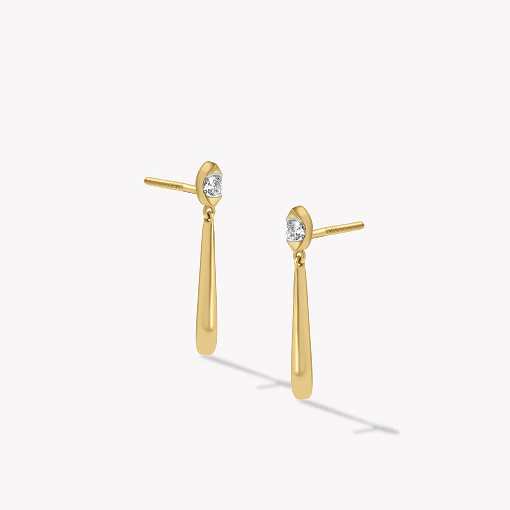 Vertical Drama Drop Earrings,,hi-res image number null