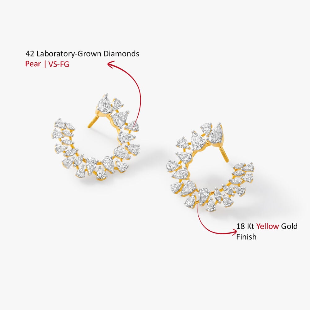Orange Peel Stud Earrings,,hi-res image number null