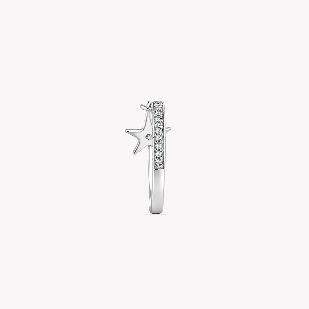Drop A Star Finger Silver Ring,,hi-res image number null