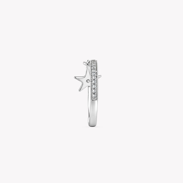 Drop A Star Finger Silver Ring,,hi-res image number null