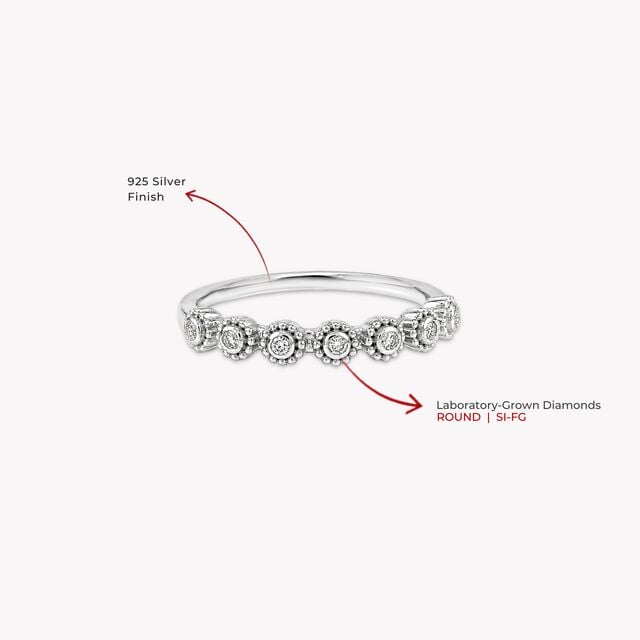 Circle After Circle Silver Finger Ring,,hi-res image number null