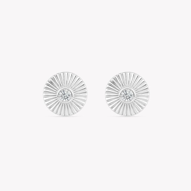 Ray Of Spark Silver Stud Earrings,,hi-res image number null