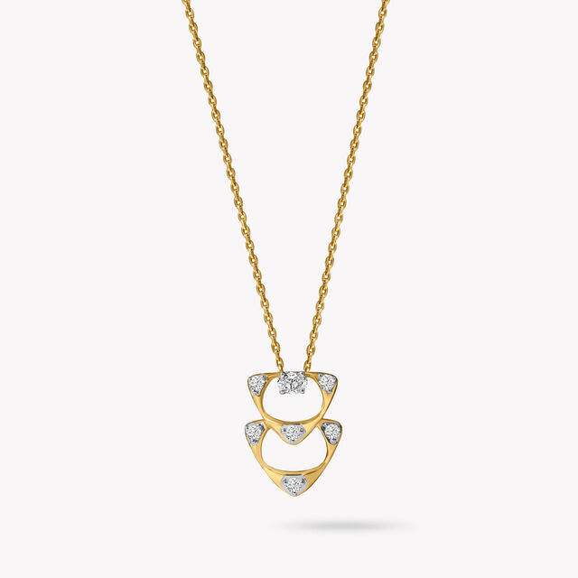 Double Trouble Pendant With Chain,,hi-res image number null
