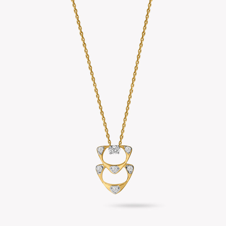 Double Trouble Pendant With Chain