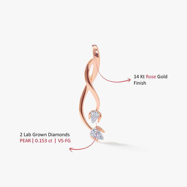 Ellea Twin Pear Pendant,,hi-res image number null