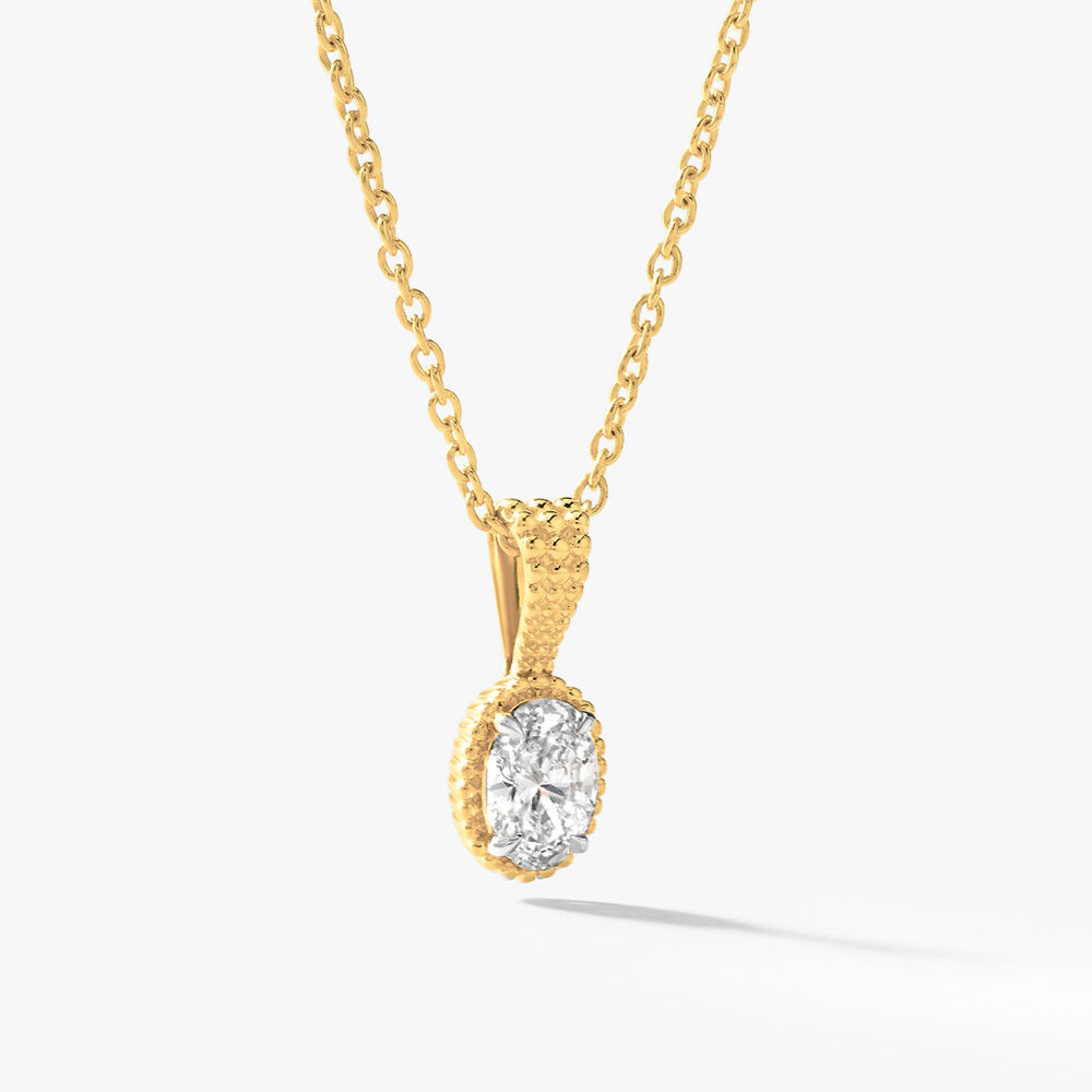 Oval Story Pendant With Chain,,hi-res image number null