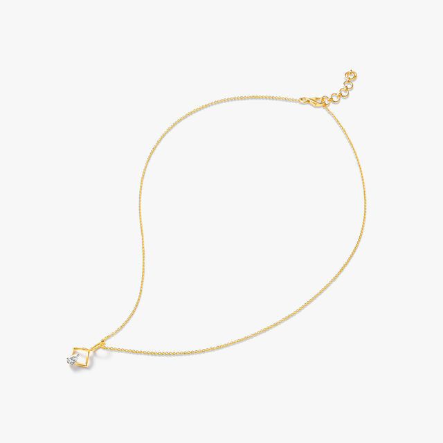 Pear on Point Pendant With Chain,,hi-res image number null