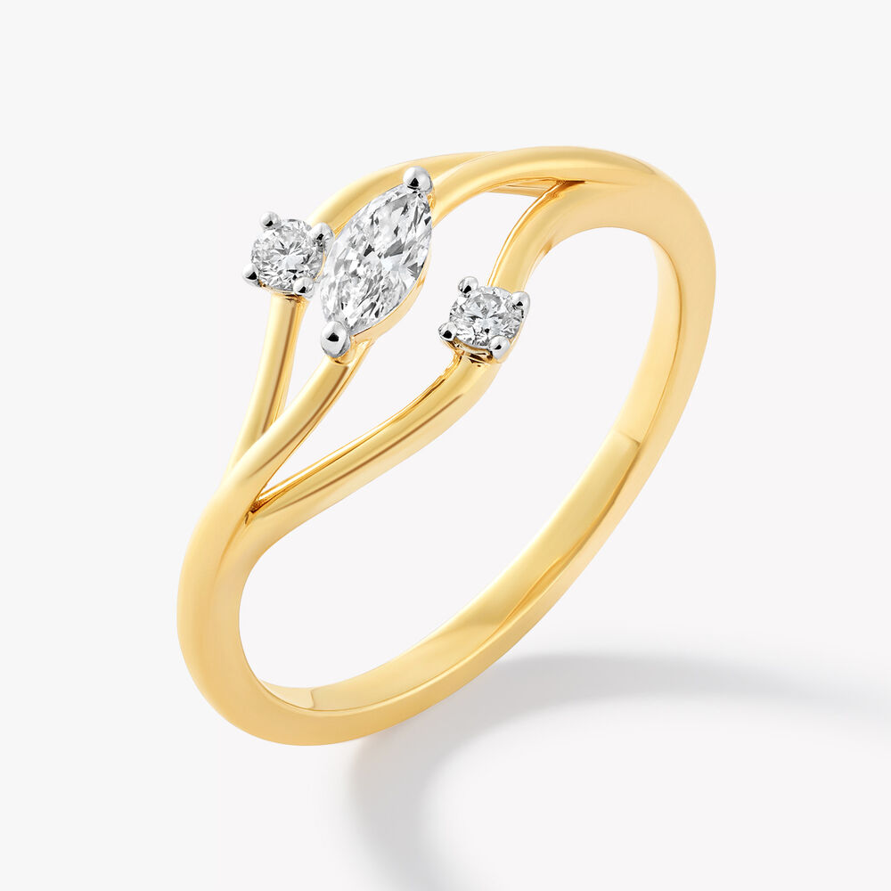 Trio Wave Ring,,hi-res image number null