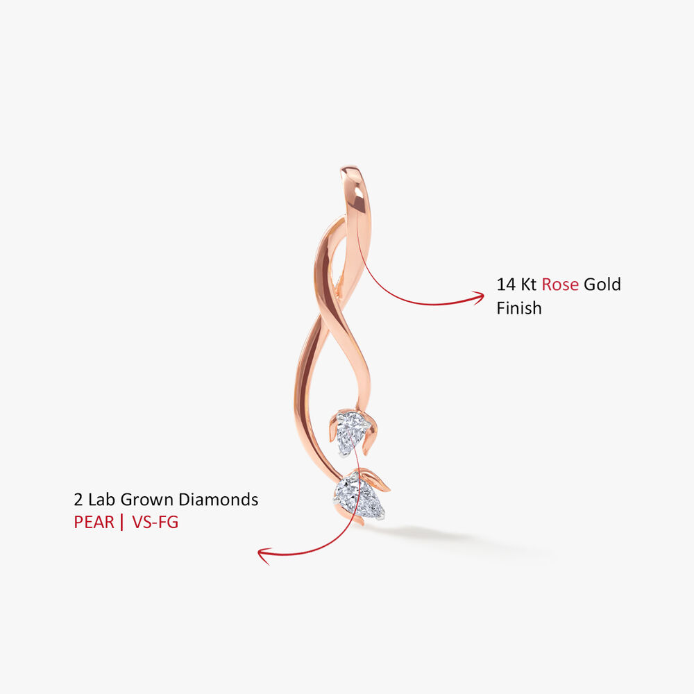 Leaf Me Glittering Pendant,,hi-res image number null