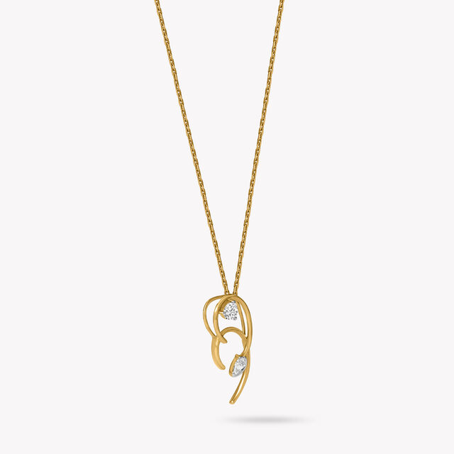 Curves That Dont Behave Pendant With Chain,,hi-res image number null