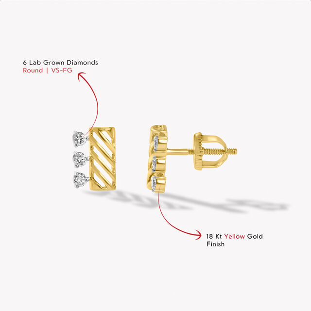 Side By Shine Stud Earrings,,hi-res image number null