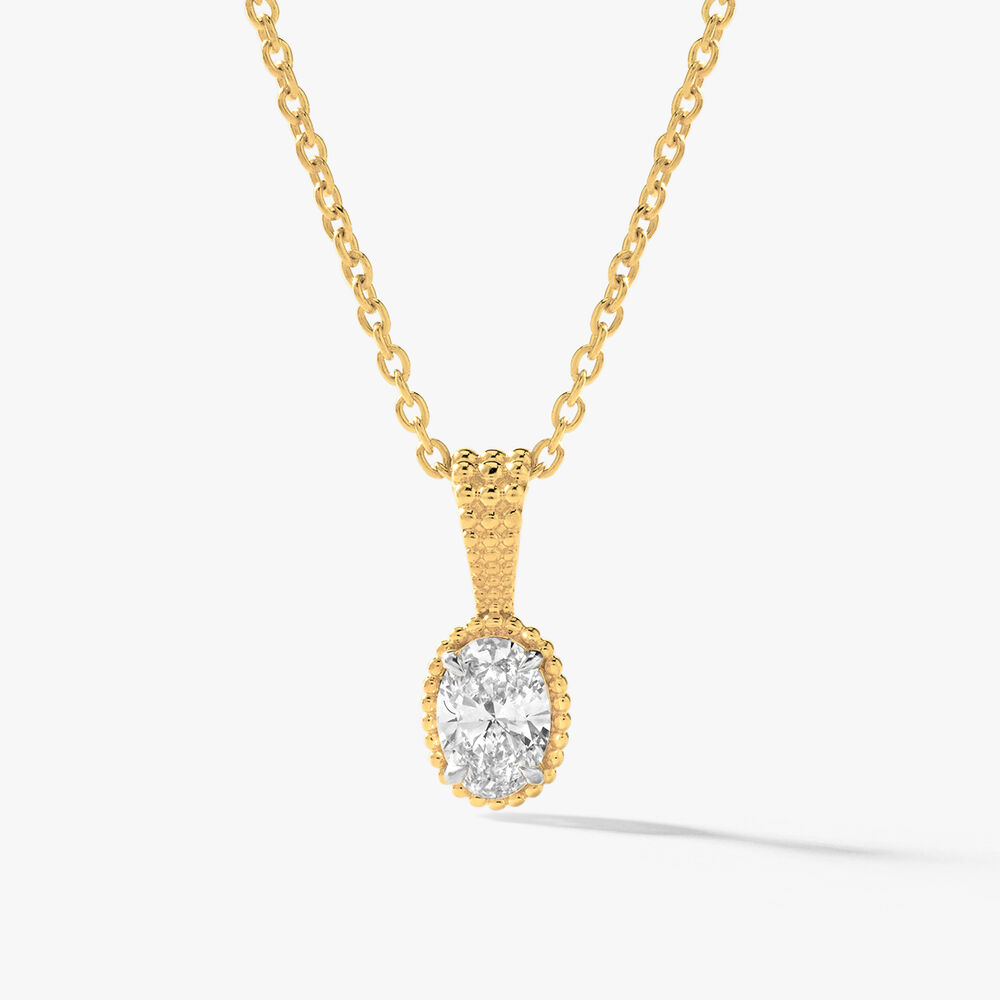 Oval Story Pendant With Chain,,hi-res image number null