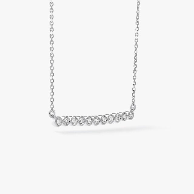 Straight Talk Bar Pendant with Chain,,hi-res image number null