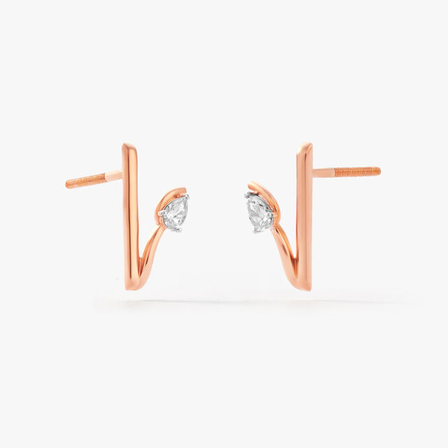Not So Straight Stud Earrings,,hi-res image number null