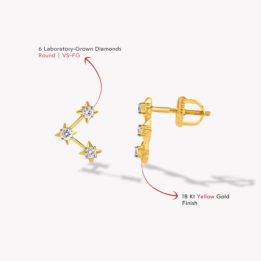 Celestial Play Stud Earrings,,hi-res image number null