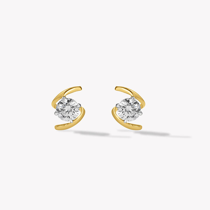 Caught In A Loop Stud Earrings