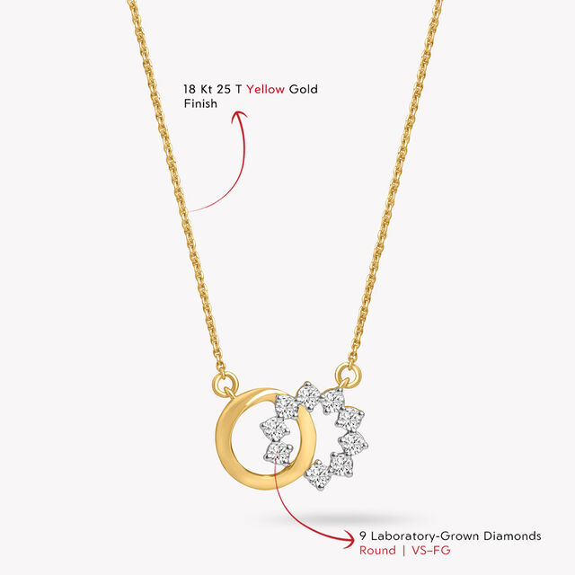 Circle Game Pendant With Chain,,hi-res image number null