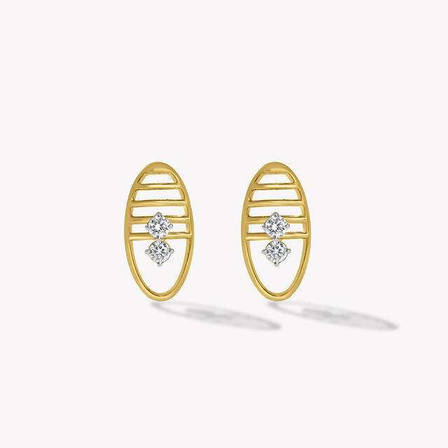 Line Within Stud Earrings,,hi-res image number null